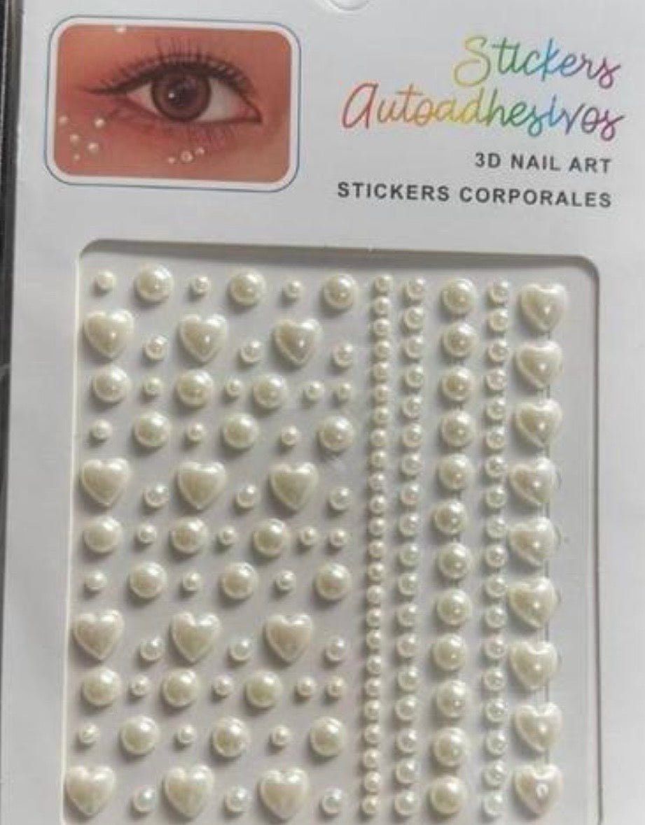 Face and hair stickons