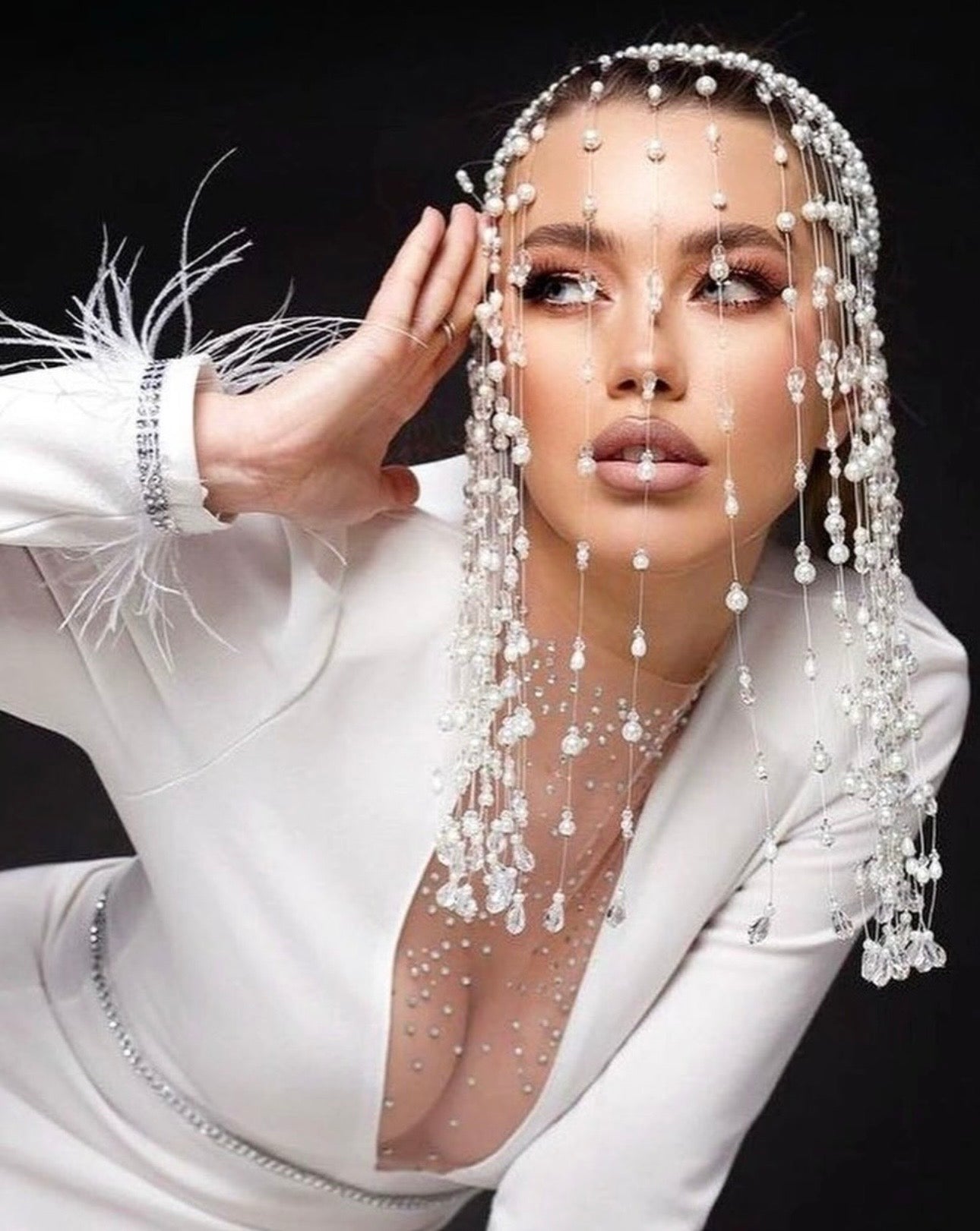 Pearl veil halo