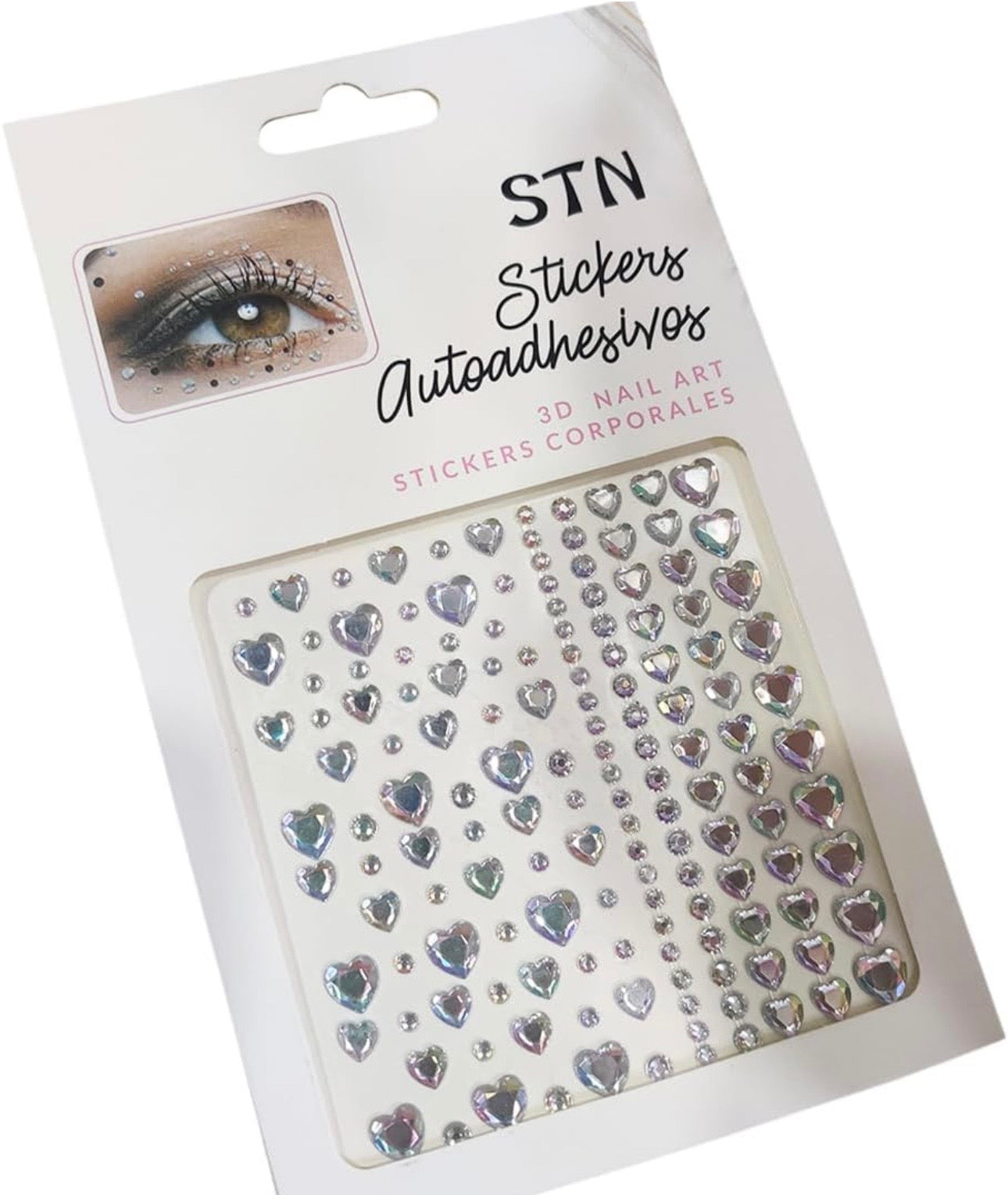 Face and hair stickons