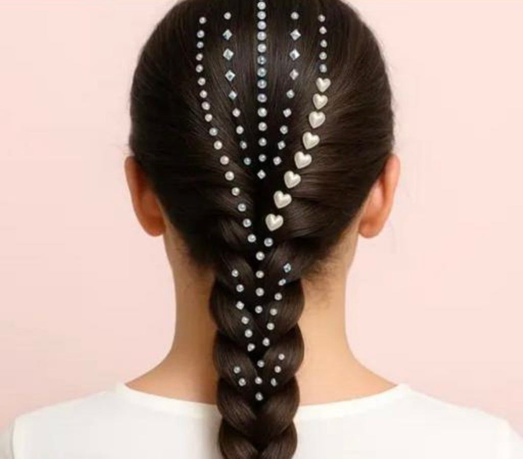 Face and hair stickons