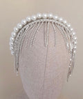 Pearl cascade crown