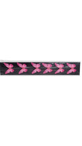 Pink butterfly clips