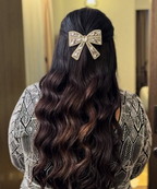 Embellished Silver bow