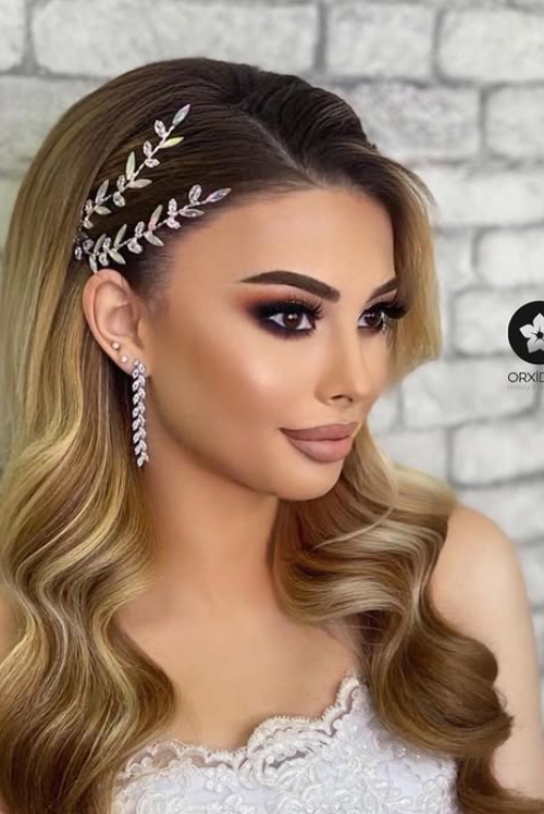 Crystal Leaf Hair Band