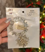 Crystal Floral Hair Pin Set