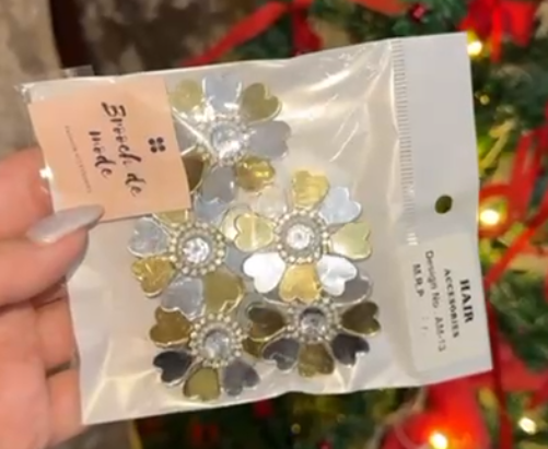 Decorative Floral Hair Accessory Set