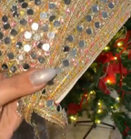 Crystal Embellished Hair Lace