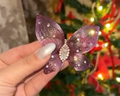 Purple Holographic Butterfly Hair Clip
