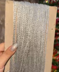 Silver Shimmer Hair Lace