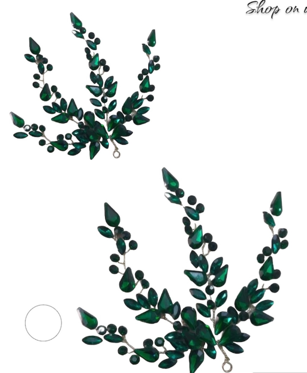 Crystal Hair Crown - 2pcs