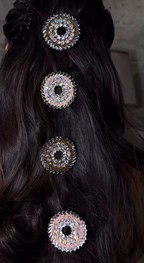 Studded circular pins