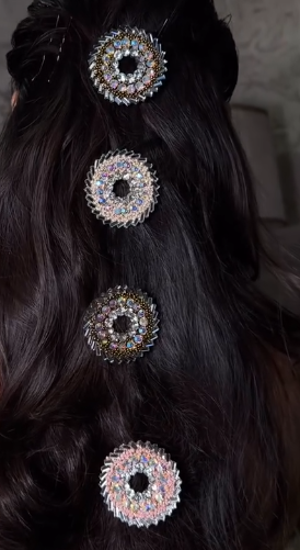 Studded circular pins