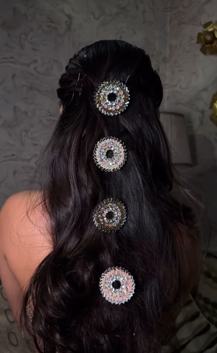 Studded circular pins