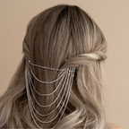 Rhinestone chains -Silver Strands