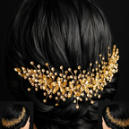 Premium Crystal Flower Hair Band