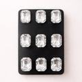 Silver stickon valcro stones