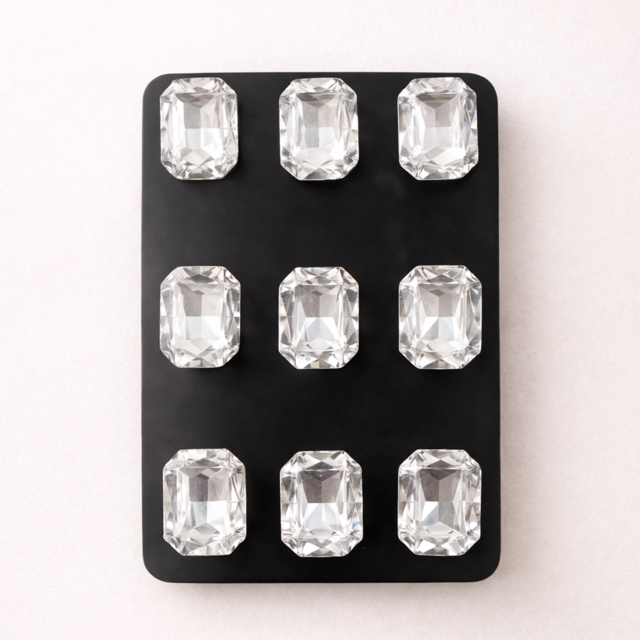 Silver stickon valcro stones