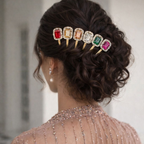 Multi-colored pins- 6 pcs