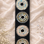 Studded circular pins-4 in a Pack