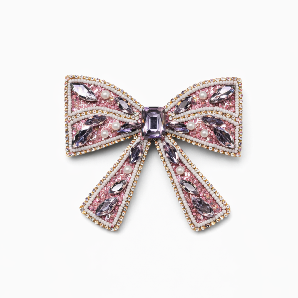 Embellished Pink Bow