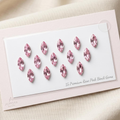 Pink Leaf Stick-Ons
