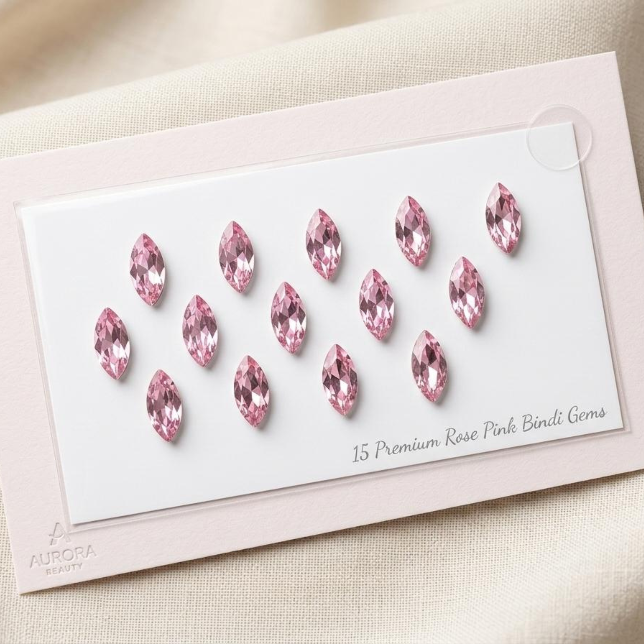 Pink Leaf Stick-Ons