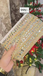 Crystal Embellished Hair Lace